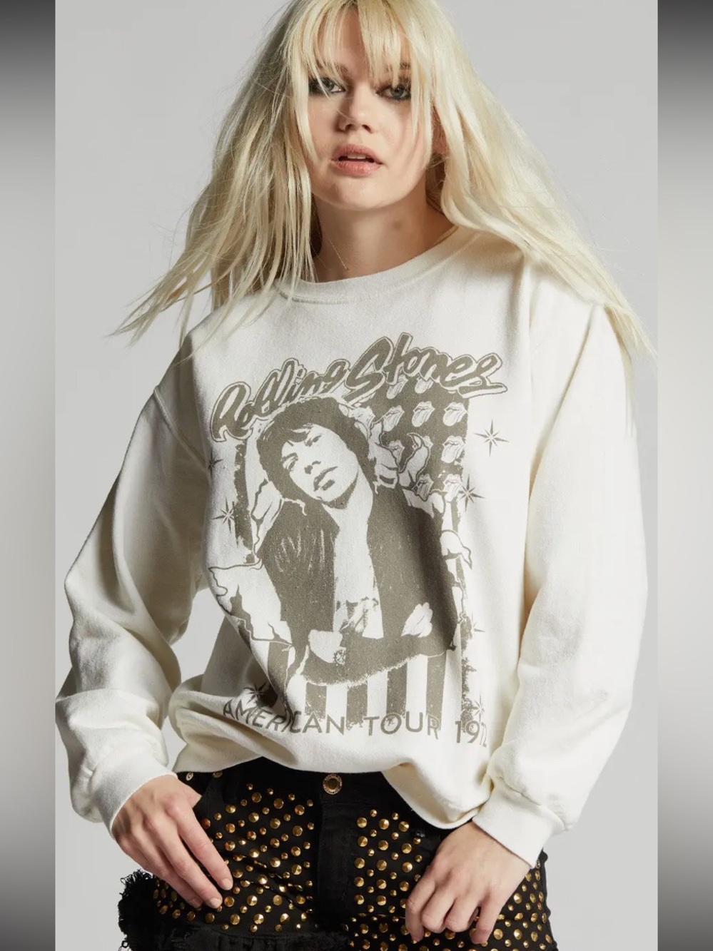 The Rolling Stones 1972 Tour Sweatshirt RECYCLED KARMA
